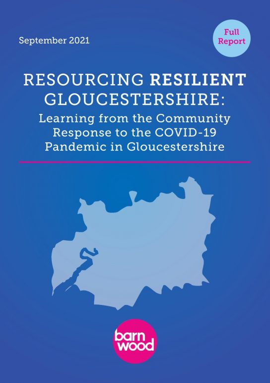Photo of the front page of the Resourcing Resilient Gloucestershire research report