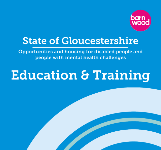 State of Gloucestershire - Education and Training booklet cover.